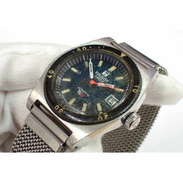 TISSOT SWISS ティソ PR-516 自動巻き 腕時計 動作品