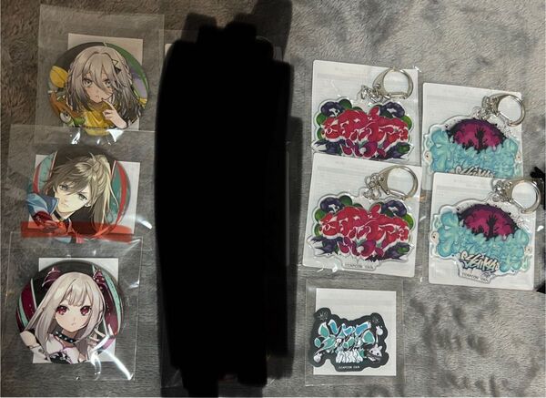 にじさんじ×ストリートファイター 缶バッジ アクリルキーホルダー ステッカー