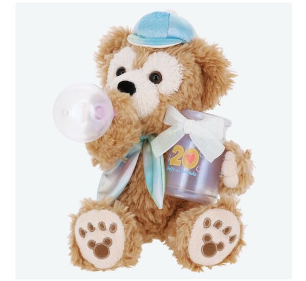 ダッフィー20周年 東京ディズニーシー ディズニーリゾート カラフルハピネス 限定 ぬいぐるみ ダッフィー タグ付
