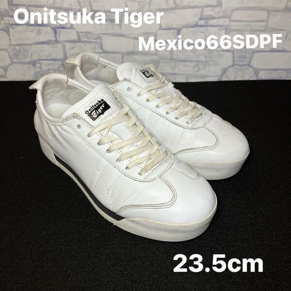 【美美品】Onitsuka Tiger Mexico66SDPF 23.5cm厚底