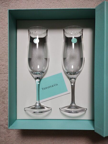 【未使用品】ティファニー シャンパングラス TIFFANY ペア グラス