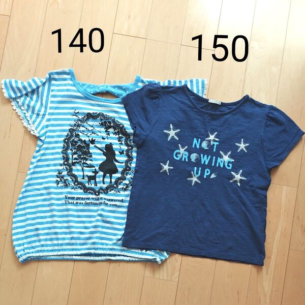 140 150 半袖Tシャツ 女の子 半袖 Tシャツ