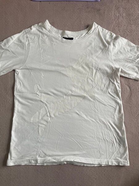 Tシャツ オフホワイト 無地 シンプル 古着