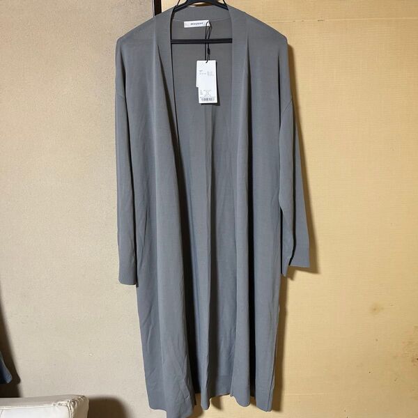 新品タグつきMOUSSY ロングカーディガン 薄手