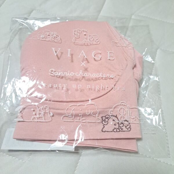 ★新品未開封★ VIAGE×サンリオ キャラクターズ ナイトブラ ハローキティ Mサイズ