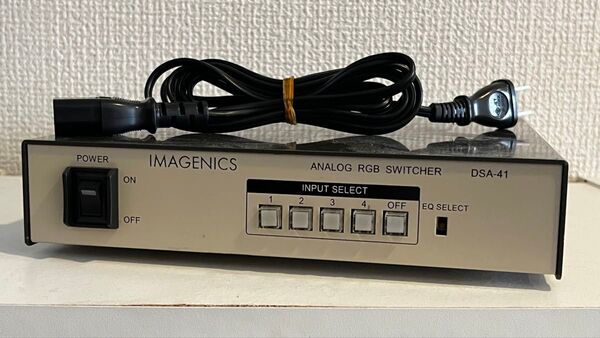 IMAGENICS アナログ RGB SWITCHER DSA-41 イメージニクス 入出力確認
