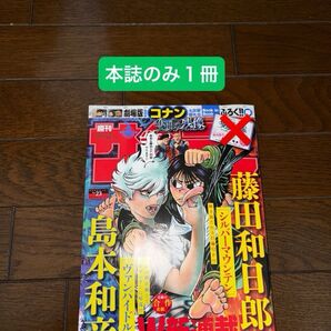 週刊少年サンデー 2025年23号 本誌のみ1冊 付録の隻眼の書 付属なし★最短本日配送