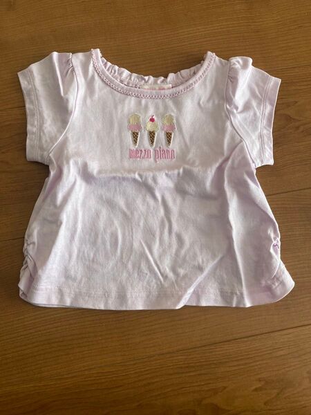 mezzo piano 半袖 Tシャツ 子供服 女の子 メゾピアノ 半袖Tシャツ