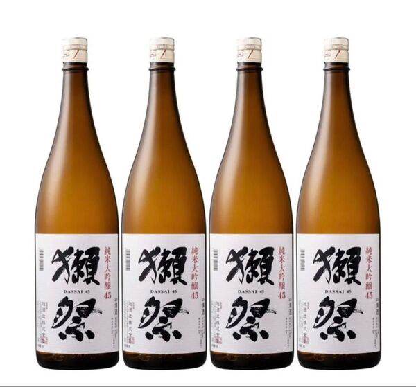 獺祭 純米大吟醸45 1.8L 6本セット 2025.04