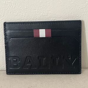 BALLY ブラックレザー カードケース