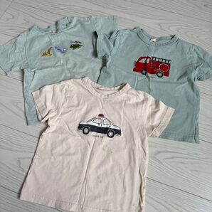 プティマイン 恐竜 車 Tシャツ 3枚