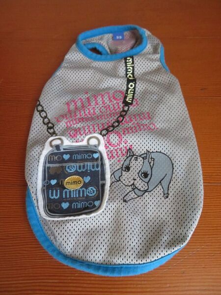 商品説明必ずお読み下さい。小型犬用服 ペットパラダイス mimo ブルー系色 SSサイズ