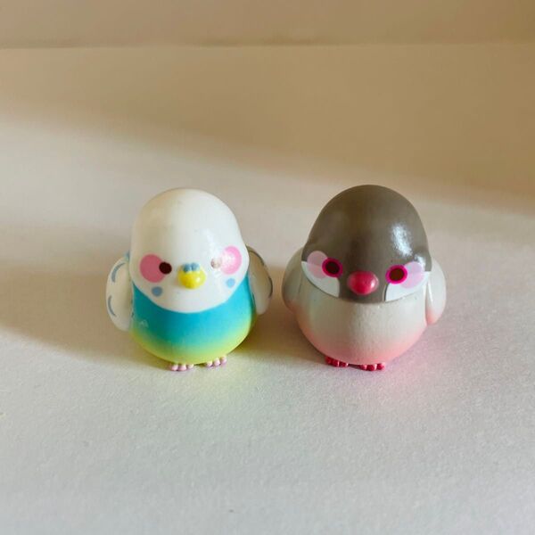 ゆめふわことり バスボール バスボム マスコット 小鳥 フィギュア セキセイインコ ブンチョウ