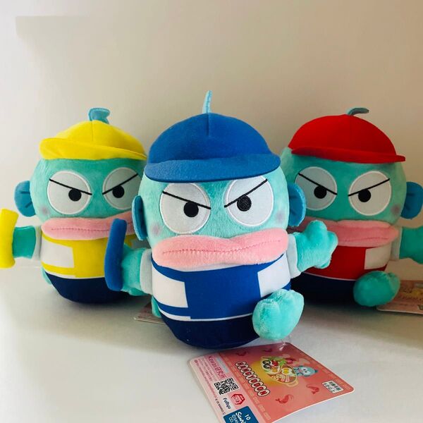 サンリオキャラクターズ ハンギョドン スポーツ大会ぬいぐるみ 3種フルコンプ 17cm 運動会