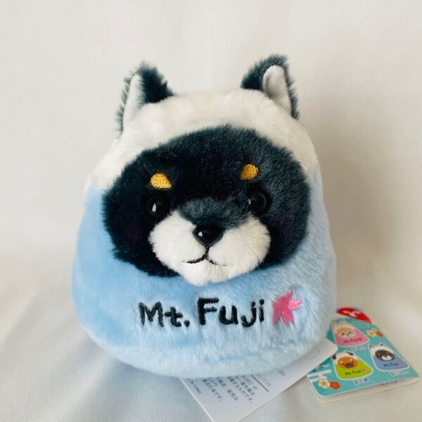豆しば三兄弟 犬 柴犬 富士山 豆ジロー ぬいぐるみ 13cm