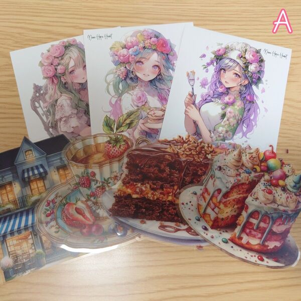 【W-717.A】nene様 × cotton melody様 Patisserie Melody おすそわけセットA