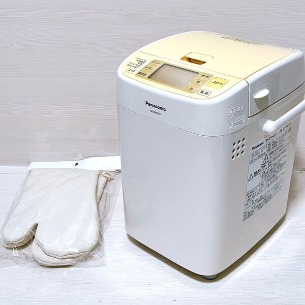 未使用 Panasonic SD-BM103 パナソニック ホームベーカリー オレンジ パン焼き機 家庭用