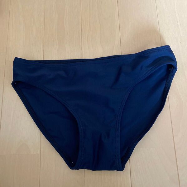 中古 M 水着 ビキニ ハウスクリーニング済み スイムウェア 紺 ネイビー ビキニ水着の下のみ 無地 単色