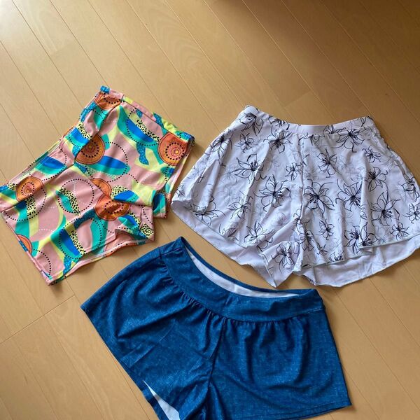 中古 M ショーパン ショートパンツ 3枚セット ハウスクリーニング済み