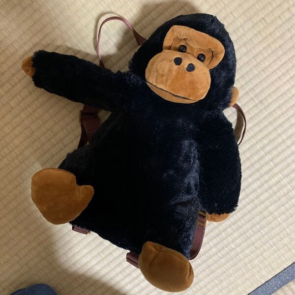 リュック ぬいぐるみ ゴリラ ウホウホゴリラのゴリくん ぬいぐるみリュック