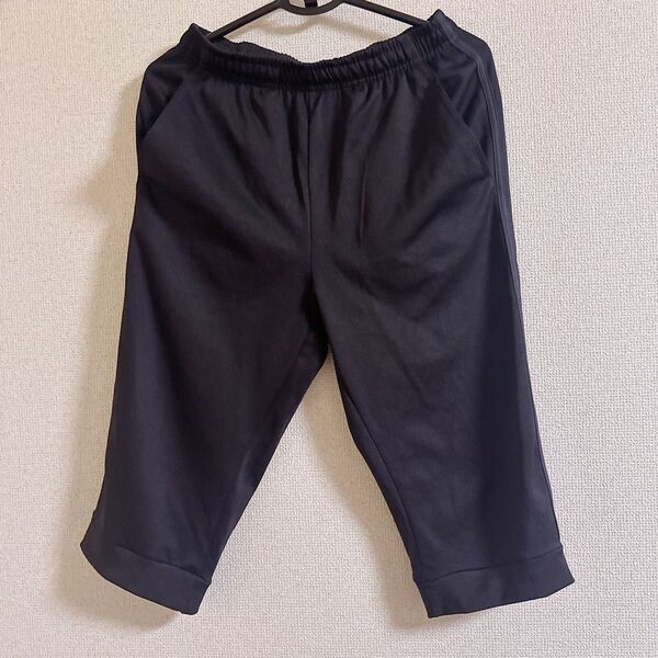 黒 ジョガーパンツ ウエストゴム ポケット付き Mサイズ 黒 楽々ゆったりパンツ ボトムス ズボン ジャージ パンツ