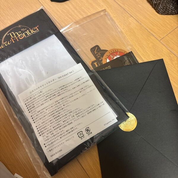 ウマ娘6th グッズ付き座席限定グッズ チケットホルダー、ステッカー、インビテーションカード