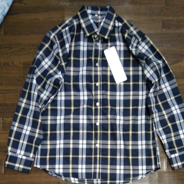 新品未使用 Lサイズ 長袖チェックシャツ