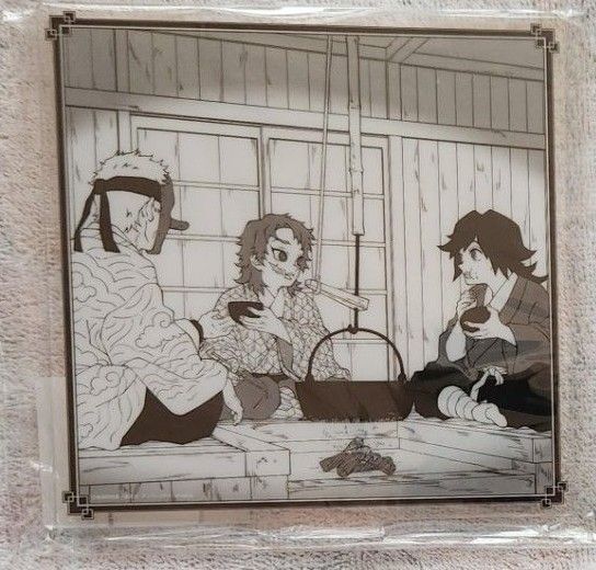 鬼滅の刃 柱稽古編 台本イラスト リアルタイムカフェ アクリルスタンド 冨岡 錆兎 鱗滝