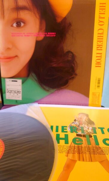 オマケ付き!見本盤!伊藤智恵理 ハロー インサート付き!極美盤!入手困難!
