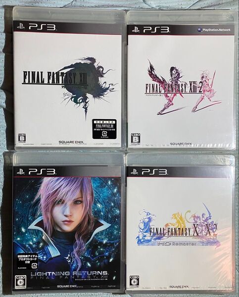 新品未開封 PS3 ファイナルファンタジー XIII XIII-2 ライトニングリターンズ Ⅹ Ⅹ-2 HD Remaster