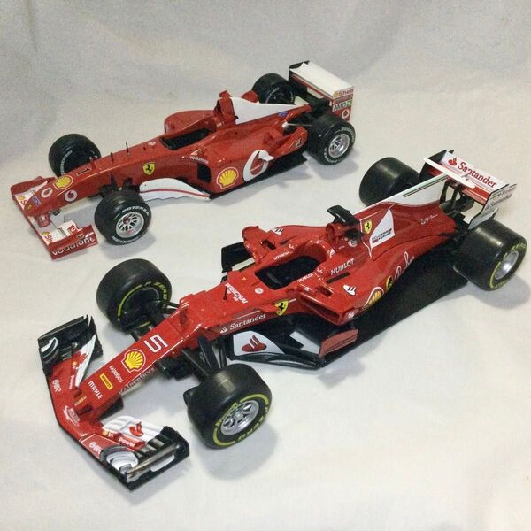 Ferrari F2002 & SF70H 1/24 デアゴスティーニ ビックスケールF1コレクション