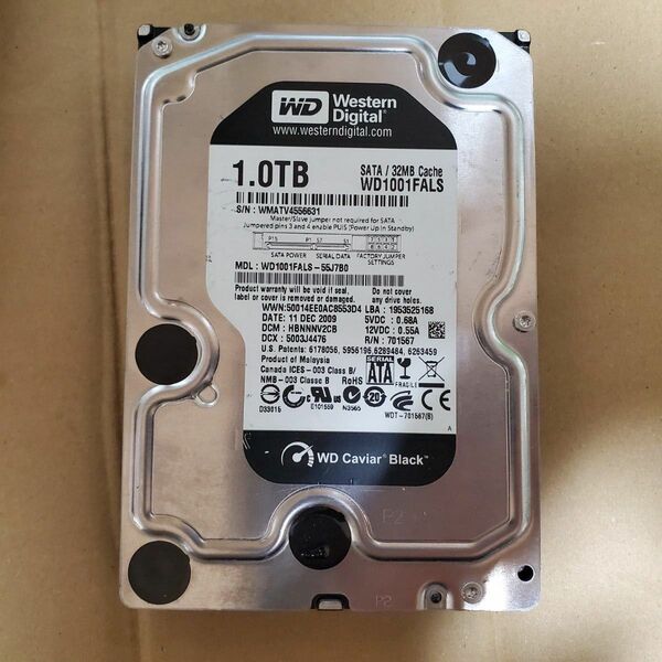 ウエスタンデジタル WD Black WD1001FALS 1TB
