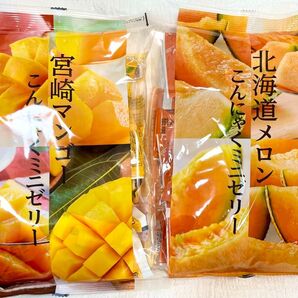 こんにゃくパーク こんにゃくミニゼリー 北海道メロン 宮崎マンゴー 500g×2 セット