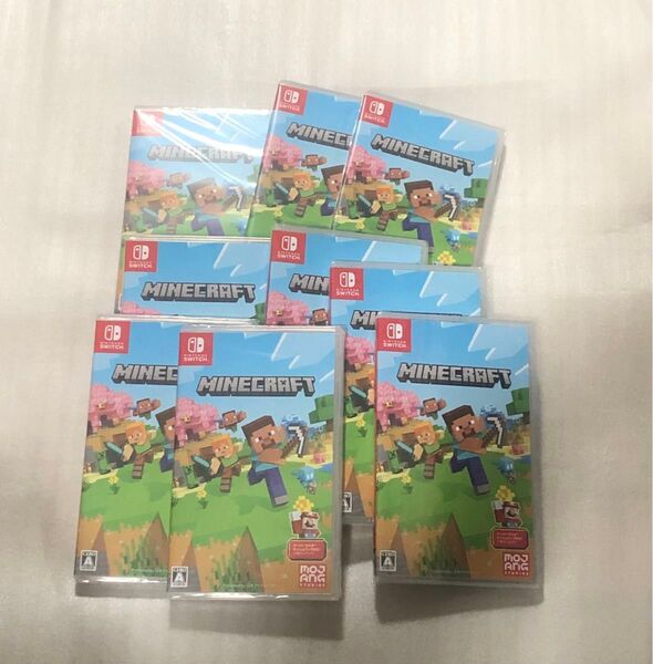 マインクラフト Switch Minecraft 新品未開封シュリンク付き 9枚セット