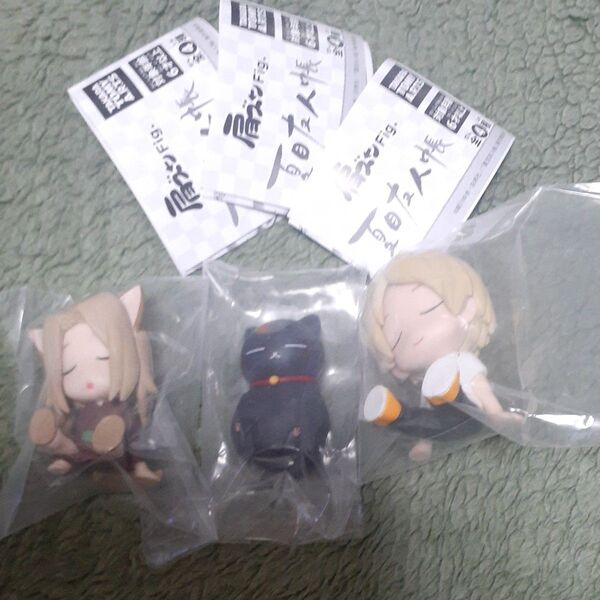肩ズンFig 夏目友人帳 子狐 夏目貴志 黒ニャンコ 3種セット