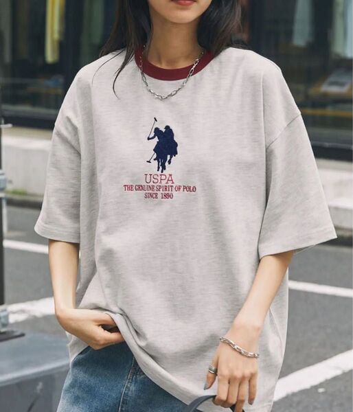 U.S. POLO ASSN. / ユーエスポロアッスン オーバーサイズ半袖Tシャツ