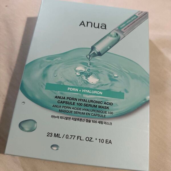 アヌア PDRN ヒアルロン酸カプセル100セラムマスクパック 10枚入り anua PDRN ヒアルロン酸 セラム 30ml