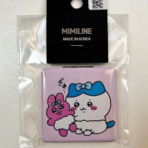 【新品未使用】韓国 ちいかわ×おぱんちゅうさぎコラボミラー コンパクトミラー ちいかわ