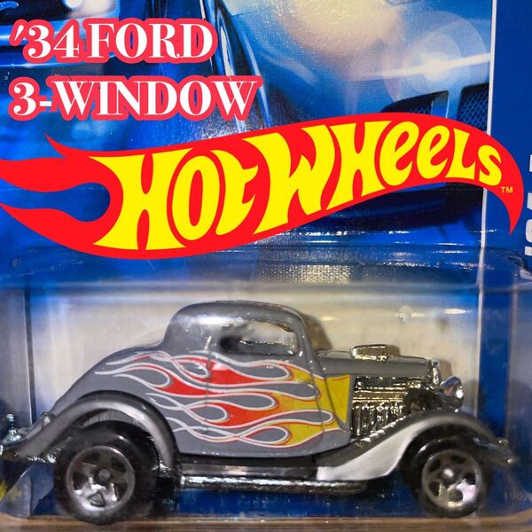 ホットウィール Hotwheels '34 FORD 3-WINDOW フォード フレイムス