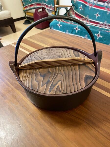 美品 南部鉄器 盛栄堂 オイゲン 及源 クックエース 煮込み鍋 鉄鍋 いろり鍋