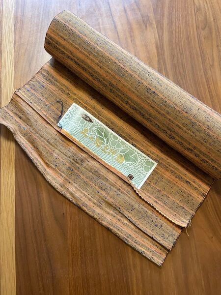 新品 別織 みの路上代紬 反物 着物 レトロ