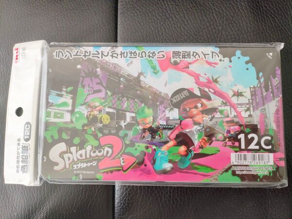 スプラトゥーン2 色鉛筆12色 未使用 三菱鉛筆