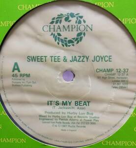 【廃盤12inch】Sweet Tee & Jazzy Joyce / It's My Beat