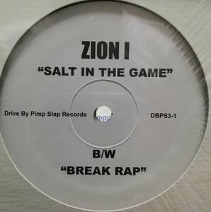 【廃盤12inch】Zion I / Salt In The Game / Break Rap