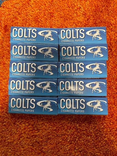 手巻きタバコ ペーパー COLTS コルツ シングル 50枚入×10個 巻紙 レギュラーサイズ 69mm 春山商事