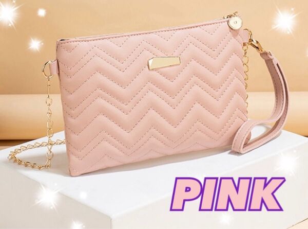 レディース ミニショルダーバッグ ピンク ハンドバッグ ポーチ 軽量 肩掛け 携帯 スマホ 小物入れ 女性 学生 旅行 婦人