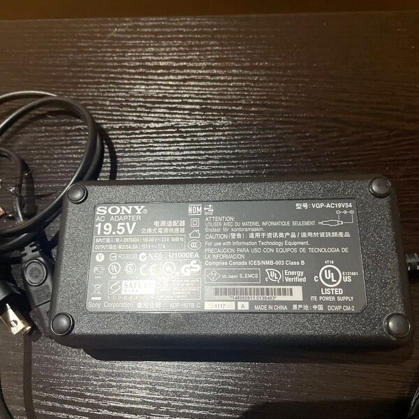 送料込 SONY ACアダプタ VGP-AC19V41 19.5V 4.7A ソニー SONY ACアダプター 19V アダプター