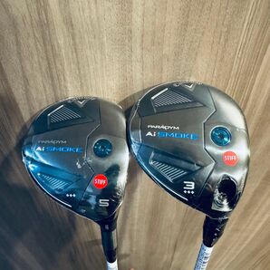 ★新品未使用/キャロウェイ/Callaway PARADYM Ai SMOKE トリプルダイヤ/フェアウェイウッド3W/5W