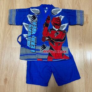 甚平 キッズ 120センチ ゲキレンジャー !