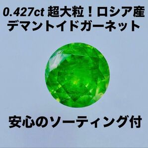 ピンクダイヤ 同様人気 ロシア産 デマントイドガーネット 0.427ct ルース